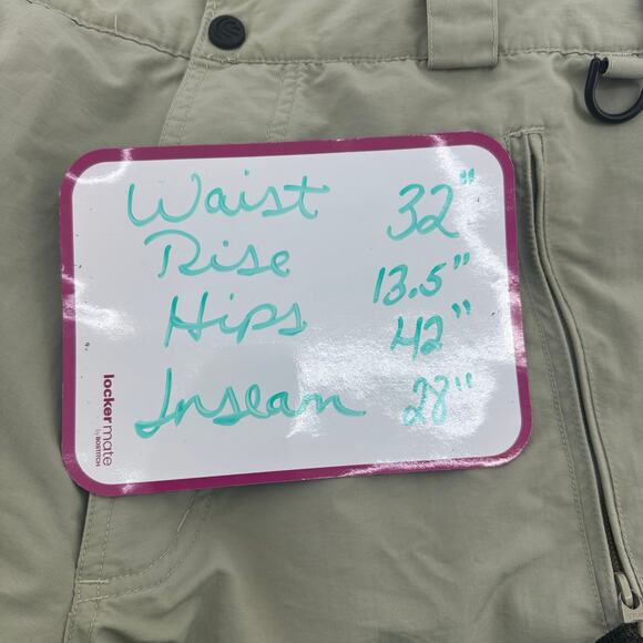 Columbia Convert Snowboard Pants Cargo Pockets Mens Small Khaki Après`-Ski GORP - Picture 9 of 12